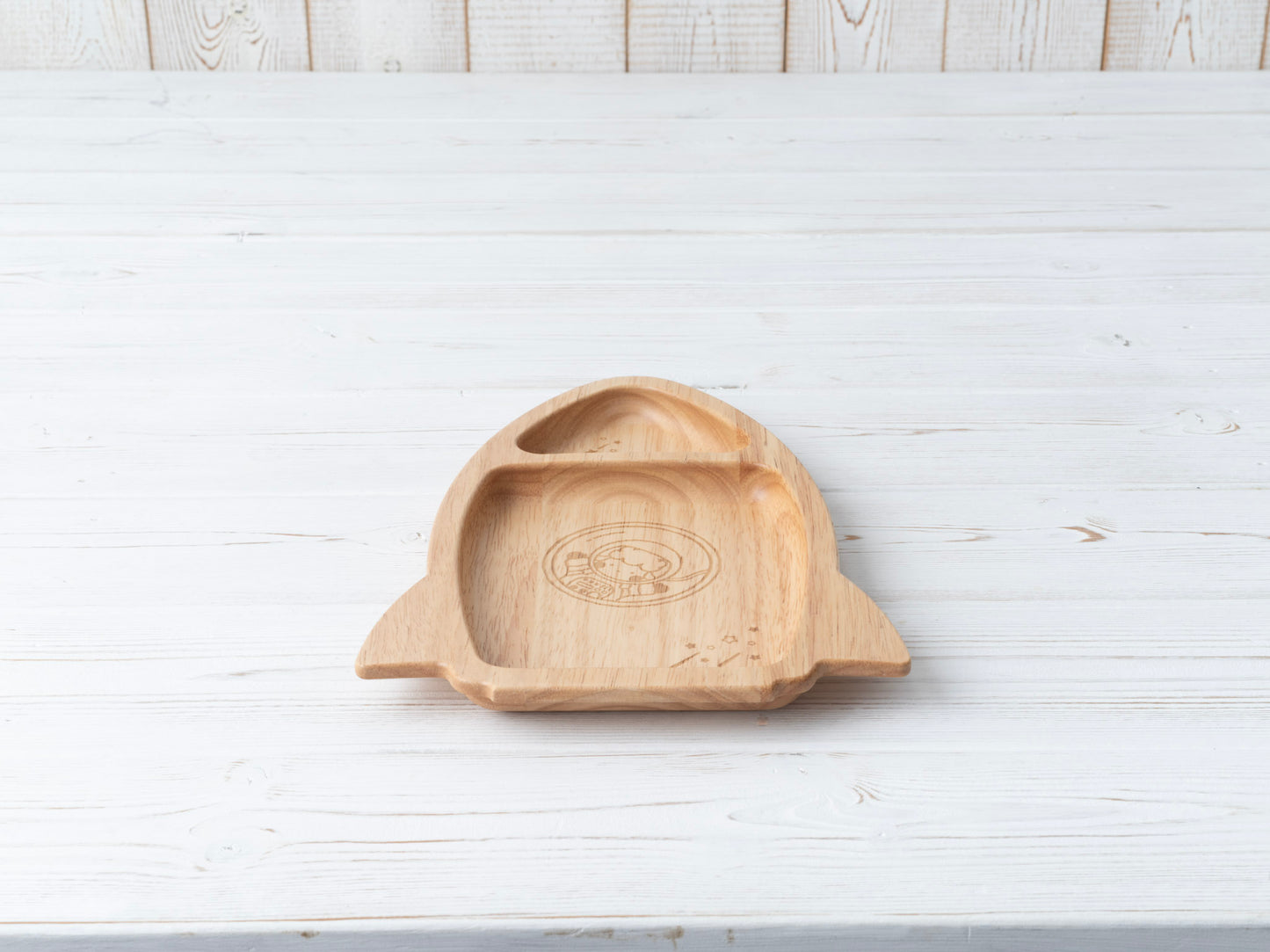 Rubberwood Rocket Plate Set