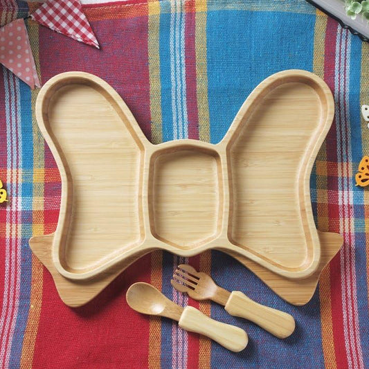 Bamboo Ribbon Plate Set