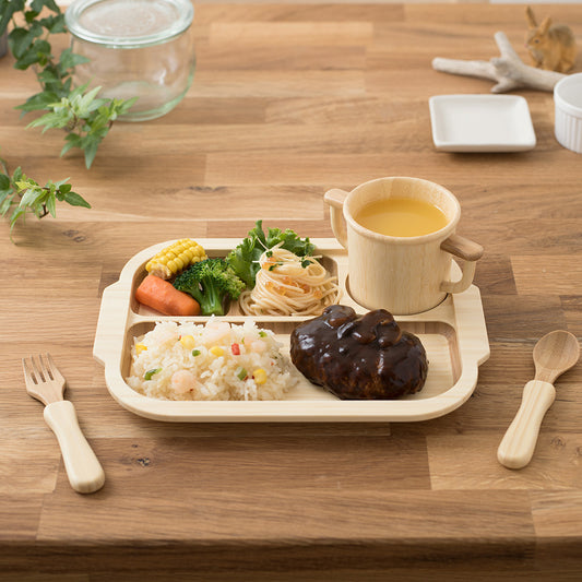 Bamboo Kids' Lunch Plate Set