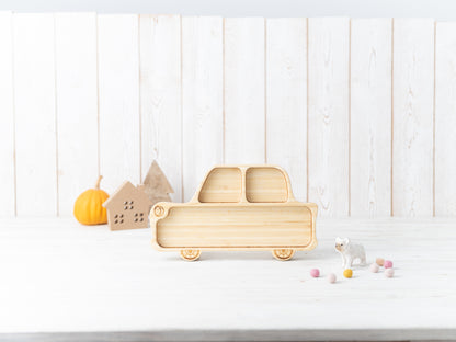 Bamboo Car Plate Set