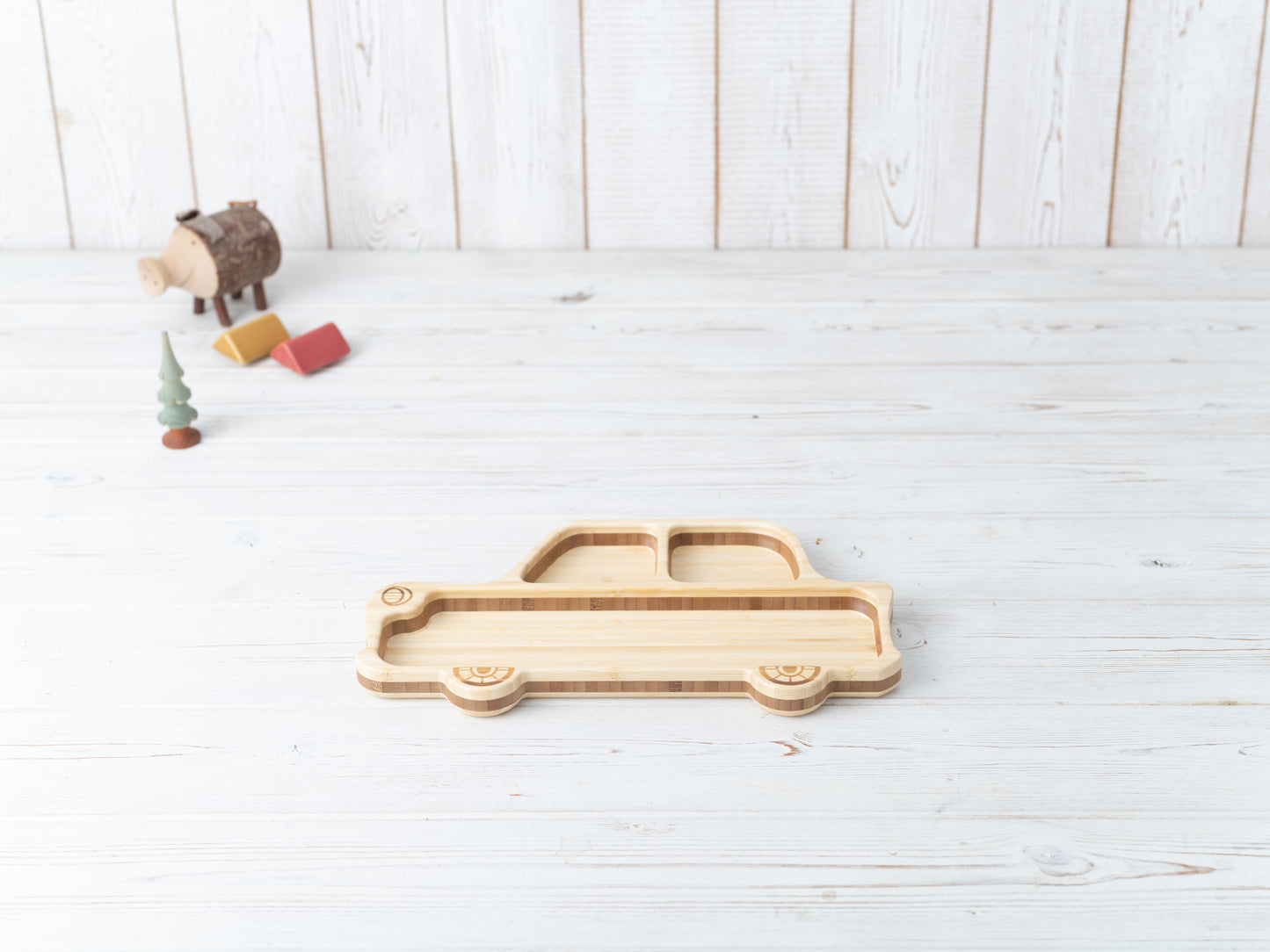 Bamboo Car Plate Set