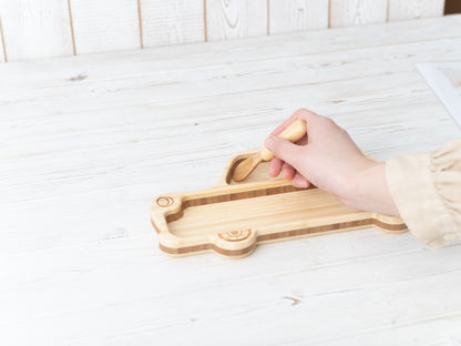 Bamboo Car Plate Set