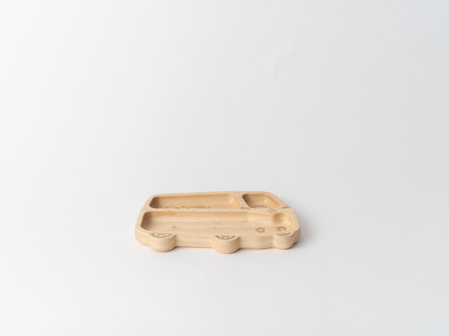 Rubberwood Bus Plate Set